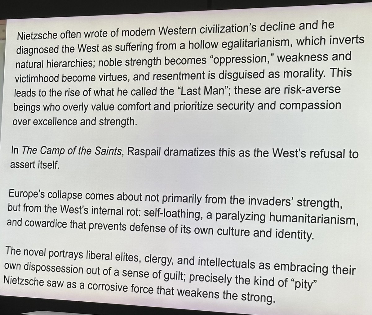 reformedspec's tweet photo. Spot on from a review on “The Camp of the Saints” from Joomi Kim on YouTube: https://t.co/zBG6poOpLv
