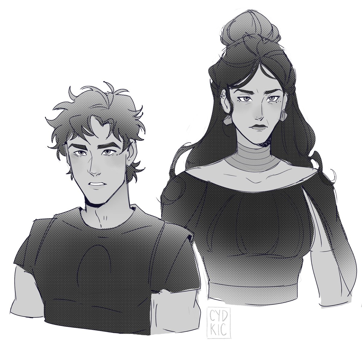 cydkic_'s tweet photo. Penelope and Telemachus sketches bc  I just watched the Odyssey movie!
#telemachus #penelope https://t.co/nXVEhG9u2R