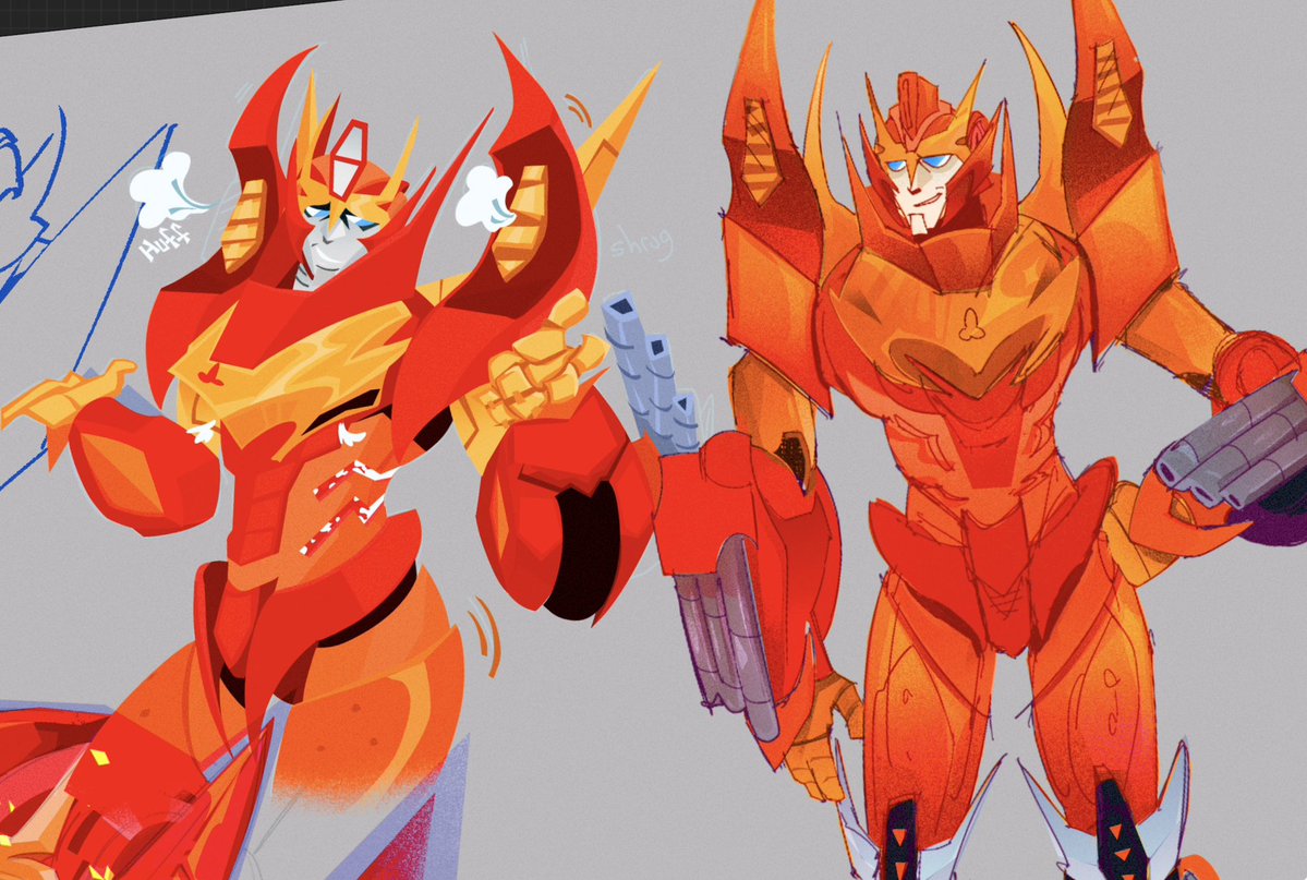 buttsmacker2001's tweet photo. Rodimus for the gay people #transformers #maccadams #humanformers https://t.co/QiXI1CjM21