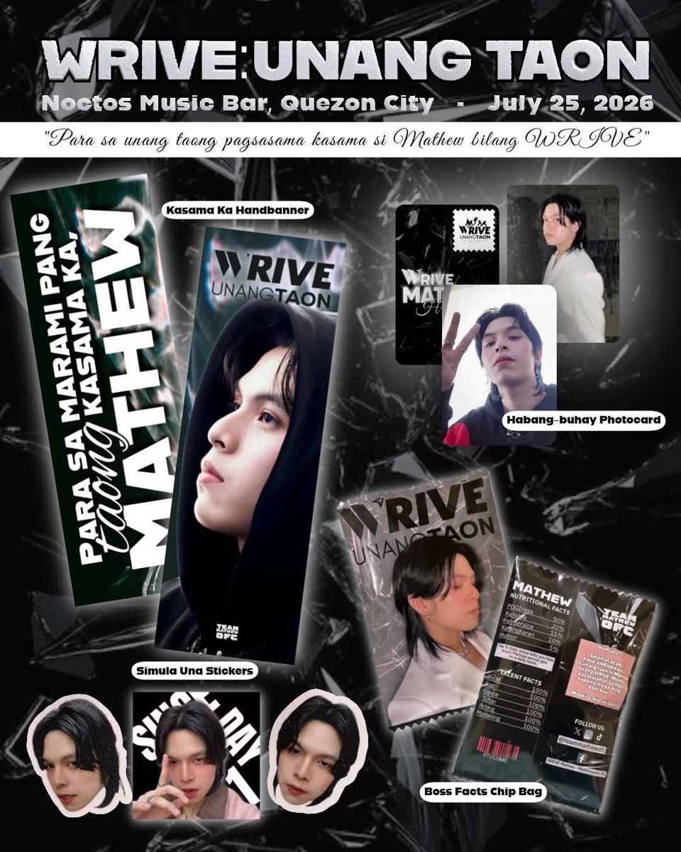teammathewofc's tweet photo. UNANG TAON NG PASASALAMAT🎁✨

Dahil naging parte kayo ng isang taon ni @wrive_mathew bilang @wriveph , we've got something for you, Mathtrippers &amp; ARROWs. 

Let's celebrate this beautiful milestone of the boys’ genuine music in harmony. See y’all!

#WRIVE_UnangTaon #WRIVE https://t.co/SE6Qsb1FfZ