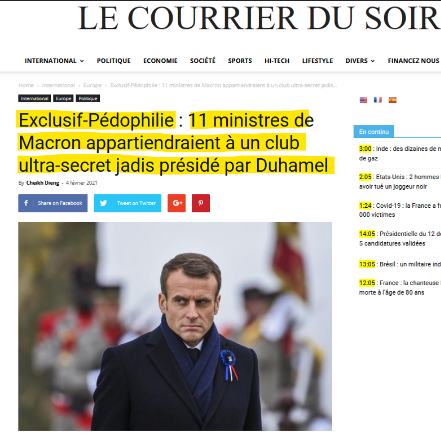 Veritiste's tweet photo. Un X très intéressant.... Une grande gifle dans la figure pour vous réveiller. Et ça, ça me fait plaisir. 

Pourrons-nous également effectuer des contrôles à leur domicile afin de vérifier s'ils ont été en contact pervers avec des enfants ? 

⚠️ Ce serait intéressant de savoir ce qu’a pu faire @EmmanuelMacron à l’Avenue Foch chez Jeffrey Epstein, lorsqu'il a demandé conseil et aurait commandé des petits garçon à son ami, ce pédocriminel international qui a reçu 25 millions de dollars de son autre amie Ariane de Rothschild, Jeffrey qui opérait avec son autre amie Ghislaine Maxwell, née dans les Yvelines, fille de Robert Maxwell, agent du Mossad, ami de la famille royale d’Angleterre. ⚠️

Quant au roi Charles, son meilleur ami pendant plus de 40 ans était Jimmy Savile, le pédocriminel le plus lucratif au monde, ayant violé plus de 500 personnes handicapées, des anciens et des enfants, qui était, de surcroit, nécrophile, et qui avait les portes ouvertes dans les morgues de Londres.

https://t.co/hDAzGiaWyb