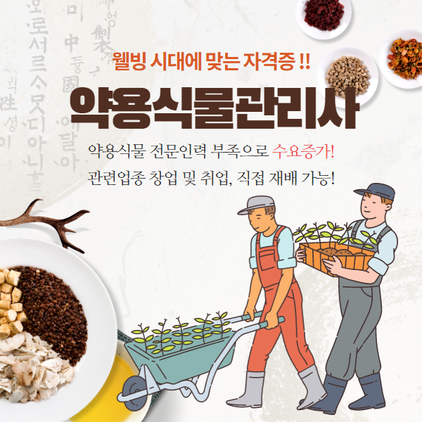 yahopet's tweet photo. 🌿 웰빙·건강 트렌드 필수 자격증! 약초 &amp; 약용식물 전문가 #약용식물자원관리사
✔️ 만 18세 이상 누구나 응시 가능 🎁 적중 예상문제 무료 받아보기

🔗https://t.co/RH7YNUhtjT https://t.co/hjRQnA6Alr