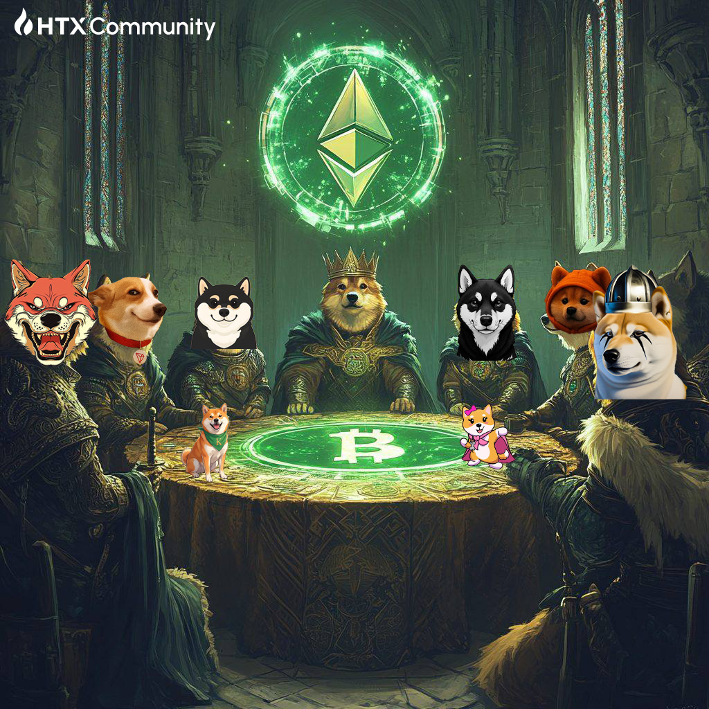 HTXCommunity's tweet photo. GM #HTX Community ☀️🐕

Every great journey to the moon starts with one smart move. 🌕

Which dog coin could bring you profits this week? 👇📈 https://t.co/2EpNAYFUgD