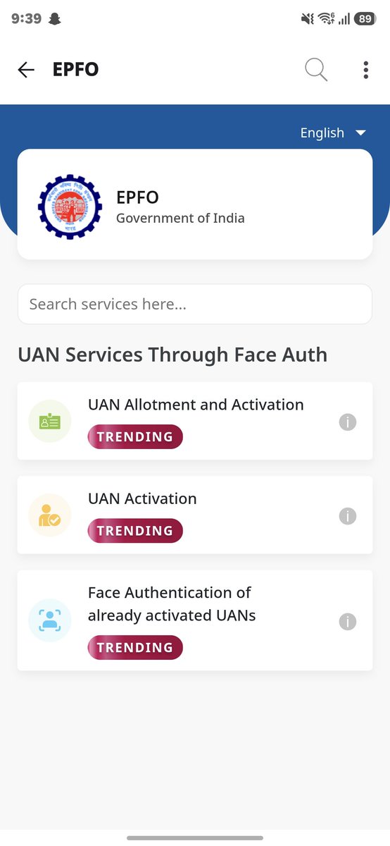 mevj23's tweet photo. @socialepfo @LabourMinistry @narendramodi @PMOIndia @mansukhmandviya @epfomadhapur @EpfoT Umang app services are now available for new allotment and face authentications

Please check them

Thank you

@officialepfo @EpfoT https://t.co/z0pU6pVKel