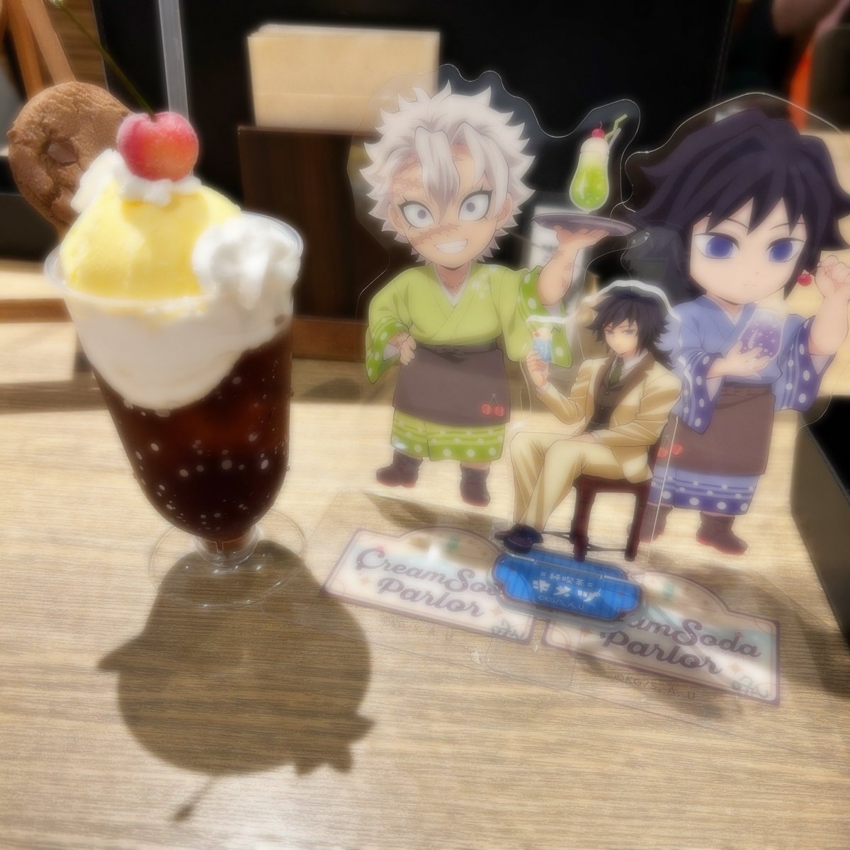 rina_dffoo's tweet photo. 美味しかった🫶

#鬼滅の刃クリームソーダパーラー https://t.co/xyEN2nUS63