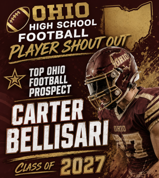 LloydWolfe2010's tweet photo. 🏈 Ohio High School Football Player Shout Out
⭐ Top Ohio Football Prospect

Carter Bellisari
Class of 2027

#basketball #hoopers #ohiohoopers #basketballprospects #collegebasketball #highschoolbasketball #recruiting #nil #sportsrecruiting #playerpromotion #buildingconnections https://t.co/Pvo05Vkijk