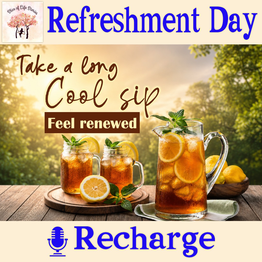 sliceoflife466's tweet photo. Refreshment Day with 🎙 Recharge

▶ https://t.co/6xvnhw0M7H

#recharge #exhausted #retirement #magic #hobby #practice #happy #kids #miracles #excitement #stories #refreshmentday #stayrefreshed #summerrefreshment #cooldown #refreshingdrinks #sipandrelax #staycool #refreshyourday https://t.co/EzvFcggDOT