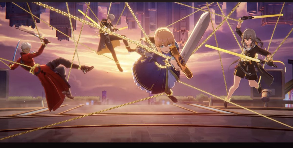 CaitoAyu's tweet photo. I am actually really surprised (positivly) that they included both Trailblazers and even made fun of them being there together, after 4.4 and all (⁠◡⁠ ⁠ω⁠ ⁠◡⁠) https://t.co/Zd5cq5U2cK