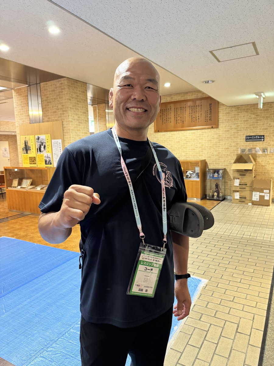 greco_free's tweet photo. 髙阪剛さんもいる
インターハイ　レスリング https://t.co/Jh1B4rWcBD
