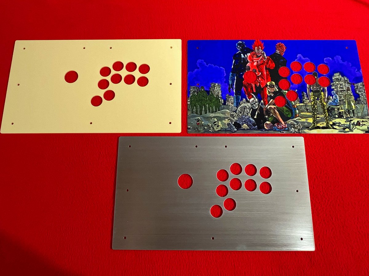punkworkshop fs用 アルミ、アクリル2層式オーダー天板、アートワーク