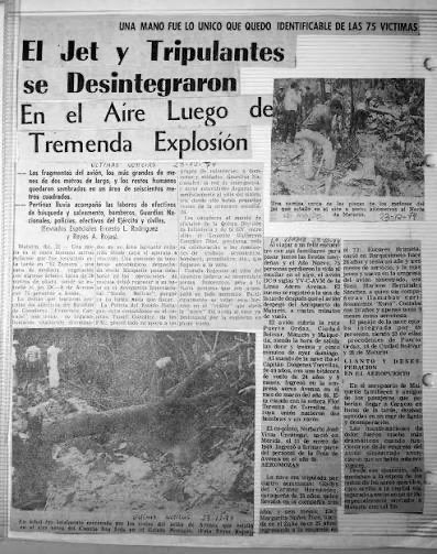 fuifuio's tweet photo. Cuando el accidente del vuelo 358 de Avensa en 1974, los restos humanos de las 72 víctimas fueron dispuestos en bolsas, pues solo pocas personas pudieron ser identificadas y las autoridades venezolanas contaron con la colaboración de investigadores de la  @NTSB de Estados Unidos. https://t.co/LiMcJShOjA