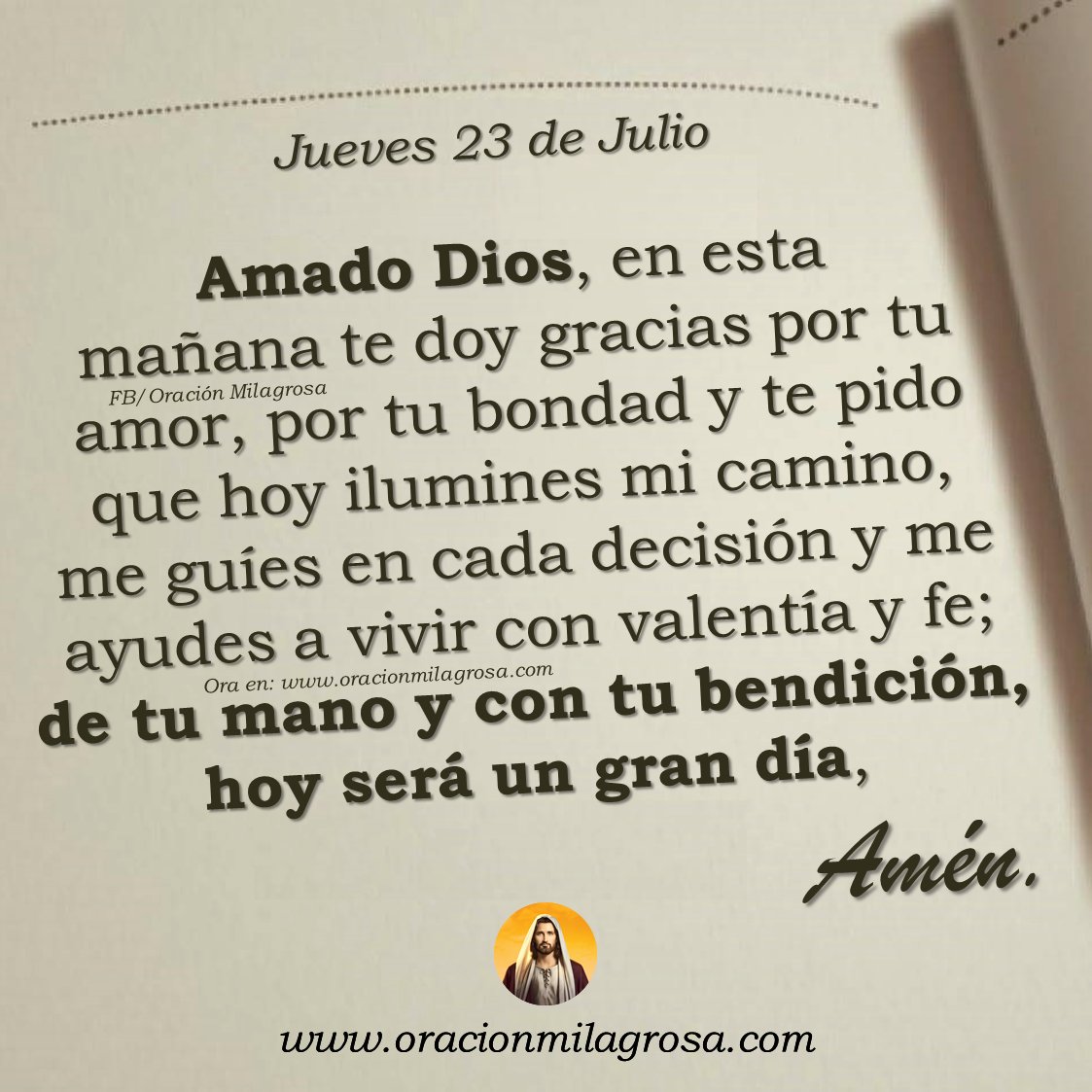 oracion_milagro's tweet photo. Oración para el jueves 23 de julio de 2026: https://t.co/EvCUSKt0cF ✨