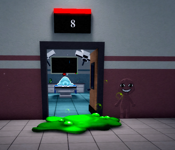 headnurseyuri's tweet photo. "You must finish the riddle before you can enter room 8." https://t.co/qEDFbATbZY