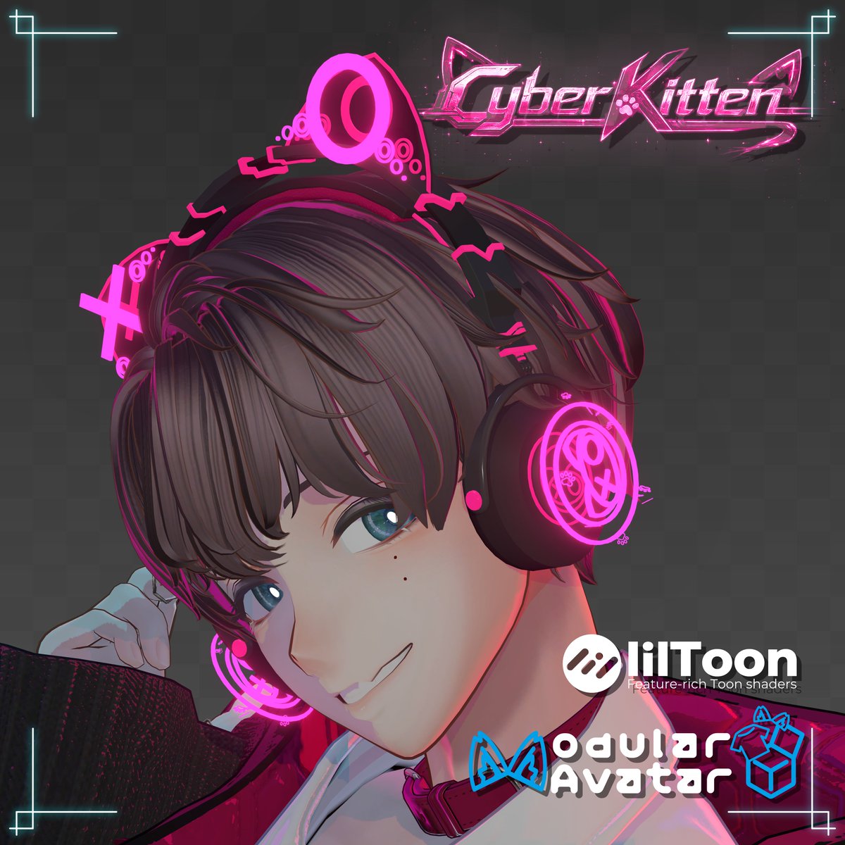Serenove_s9's tweet photo. 【テスター再募集】
発売予定のヘッドホン-CyberKitten-の
テスターを募集します。

【募集要項】
・本品が問題なく着用、アップロードが可能かの確認
（パーティクルの確認も含む）
※狛乃以外はScale要調整

・詳細はDMでお送りします。

#VRChat
#Serenove https://t.co/xM4BiJMCFs