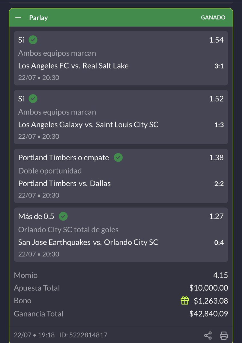 PicksPicks5's tweet photo. BOOOOOOOOOOMMMM!!! 

Y si, se dio sin sufrirle , sin batallarle , 2da noche consecutiva ayer ganamos uno asi de baseball 

📥Accesos a agosto premium YA disponibles 

PARLEY GANADO✅✅✅ https://t.co/2M81zbGRHR