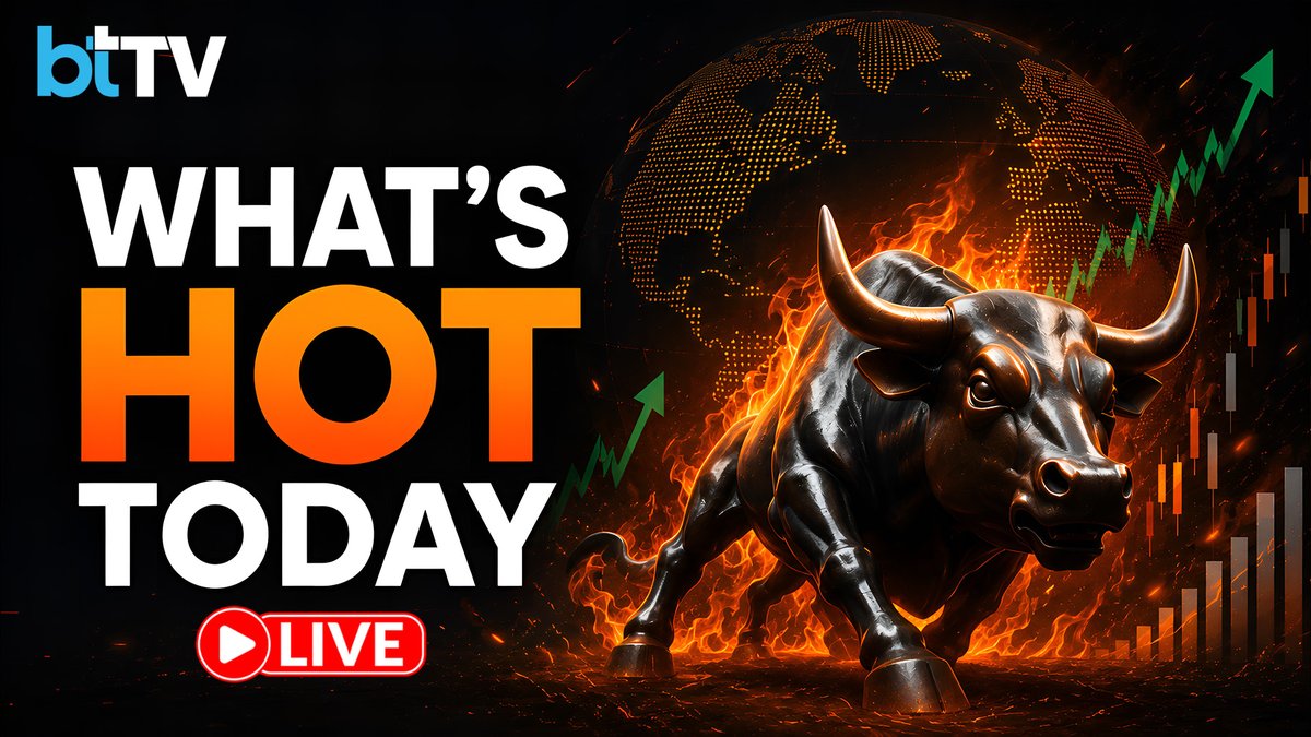 business_today's tweet photo. LIVE What’s Hot: Stocks, Gold &amp; Big Money Moves | Daily Markets Show | July 23 | Business Today TV 

Watch LIVE: https://t.co/DrC0AUVcIr | #BusinessToday #StockMarket #MarketVolatility #DalalStreet #BusinessNews

 @sakshibatra18 | @apex_pawan | @SudipBandyopad4 https://t.co/zDltTIXtEg