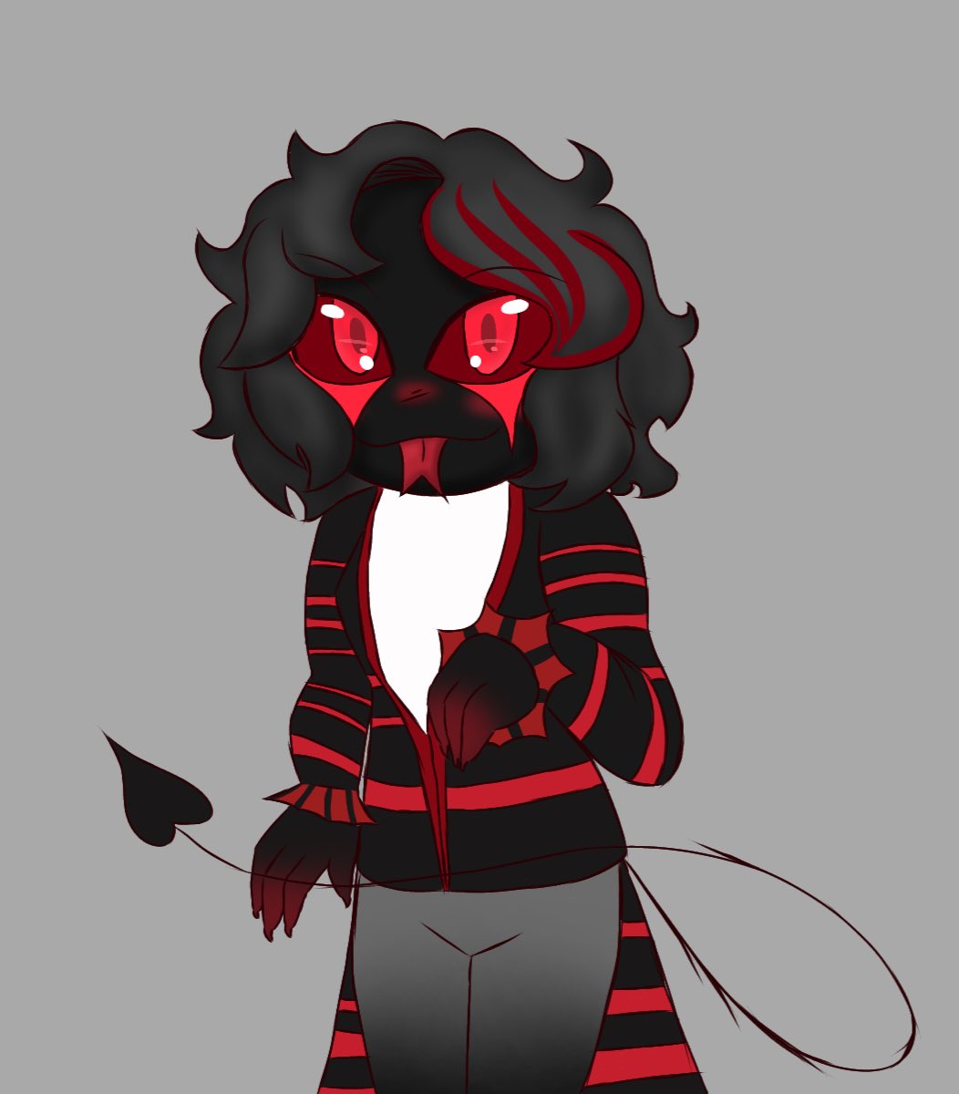 GeatsOnlyFans's tweet photo. Also thx @lizzylizz00_ for redrawing my oc in a new style and more like how it is now. 

So I’ll be continuing to post the boi. 

Just still healing my leg. https://t.co/dR6YkNithl