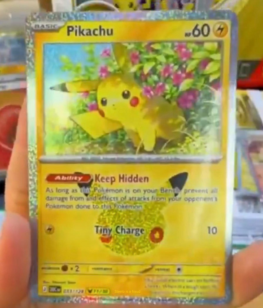 TCG_Investments's tweet photo. PIKACHU LEAK!! https://t.co/h1I3s7o4LG
