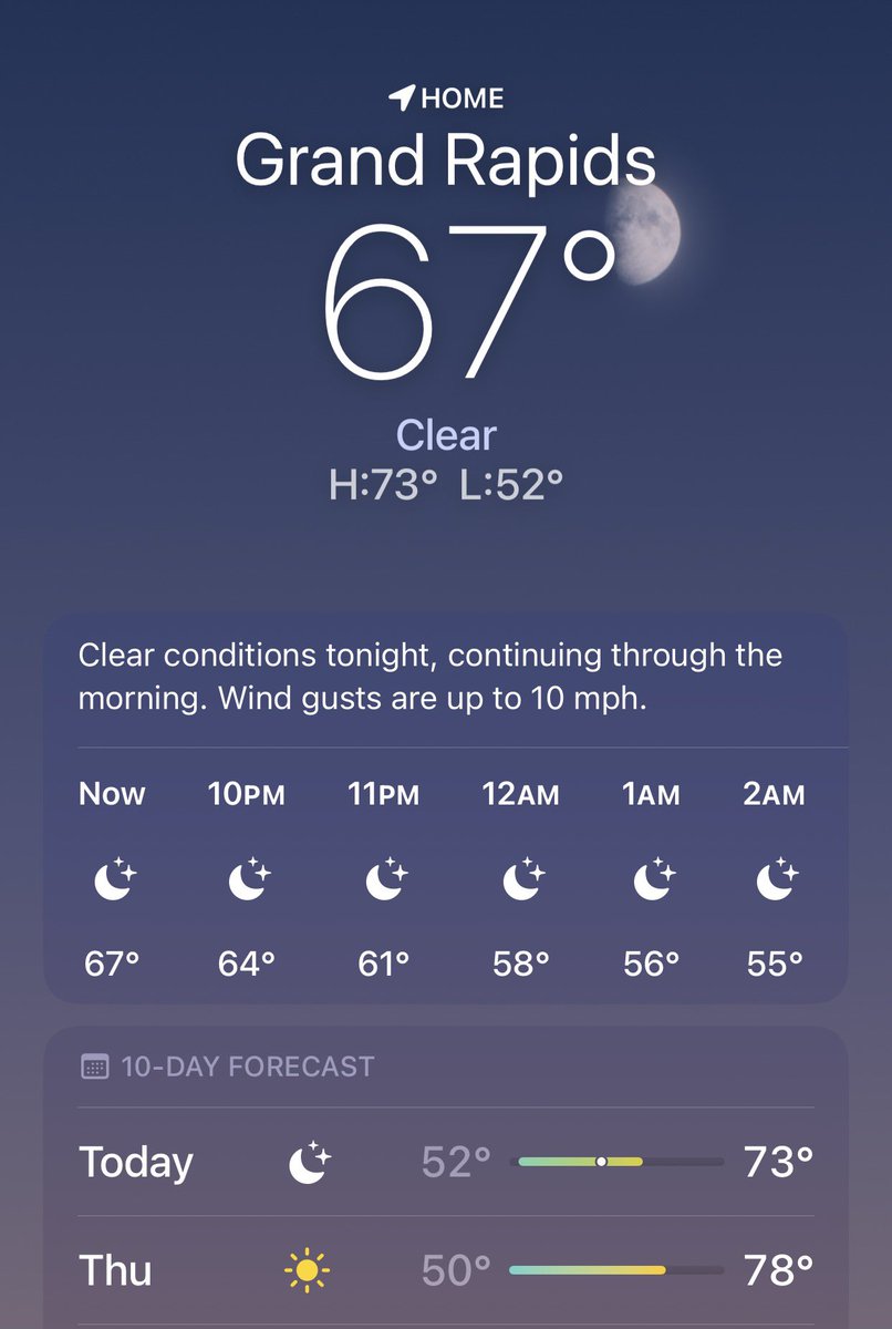 ReplicantAlpha's tweet photo. Interesting. Today Grand Rapids, MI tied the record for the lowest high temperature at only 73 degrees Fahrenheit.
#weather
#cold
#record https://t.co/HzQXHYGcFd