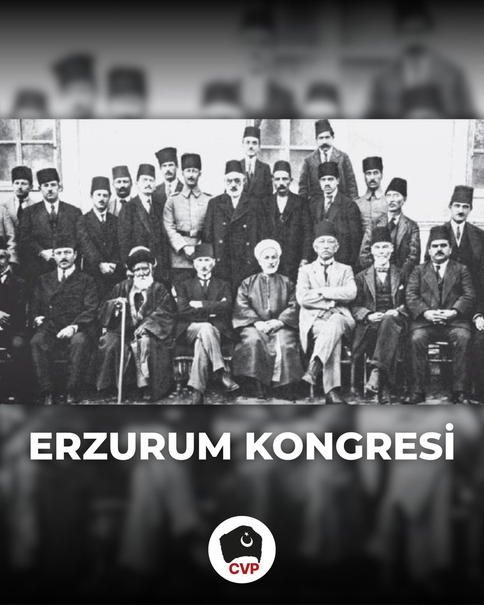 cvpgenelmerkez's tweet photo. 23 Temmuz 1919’da Erzurum’da ilan edilen irade, Türk milletinin teslim olmayacağını bütün dünyaya göstermiştir. “Vatan bir bütündür, bölünemez.” ve “Manda ve himaye kabul olunamaz.” kararları, bugün de Cumhuriyet’in ve milli devletin yolunu aydınlatan temel ilkelerdir.

Erzurum Kongresi’nin yıl dönümünde Gazi Mustafa Kemal Atatürk’ü, silah arkadaşlarını ve Milli Mücadele kahramanlarını saygı, rahmet ve minnetle anıyoruz. Cumhuriyetçi Vatanseverler Partisi olarak, 107 yıl önce ortaya konulan tam bağımsızlık iradesini aynı kararlılıkla savunmaya devam edeceğiz. Yaşasın tam bağımsız Türkiye!