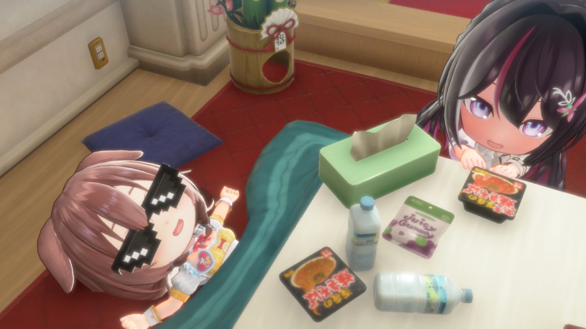 Soranin90's tweet photo. Too cute…1 more day of work and I can do this too.
#ホロドリ #holodori https://t.co/v9UfjYfxqM