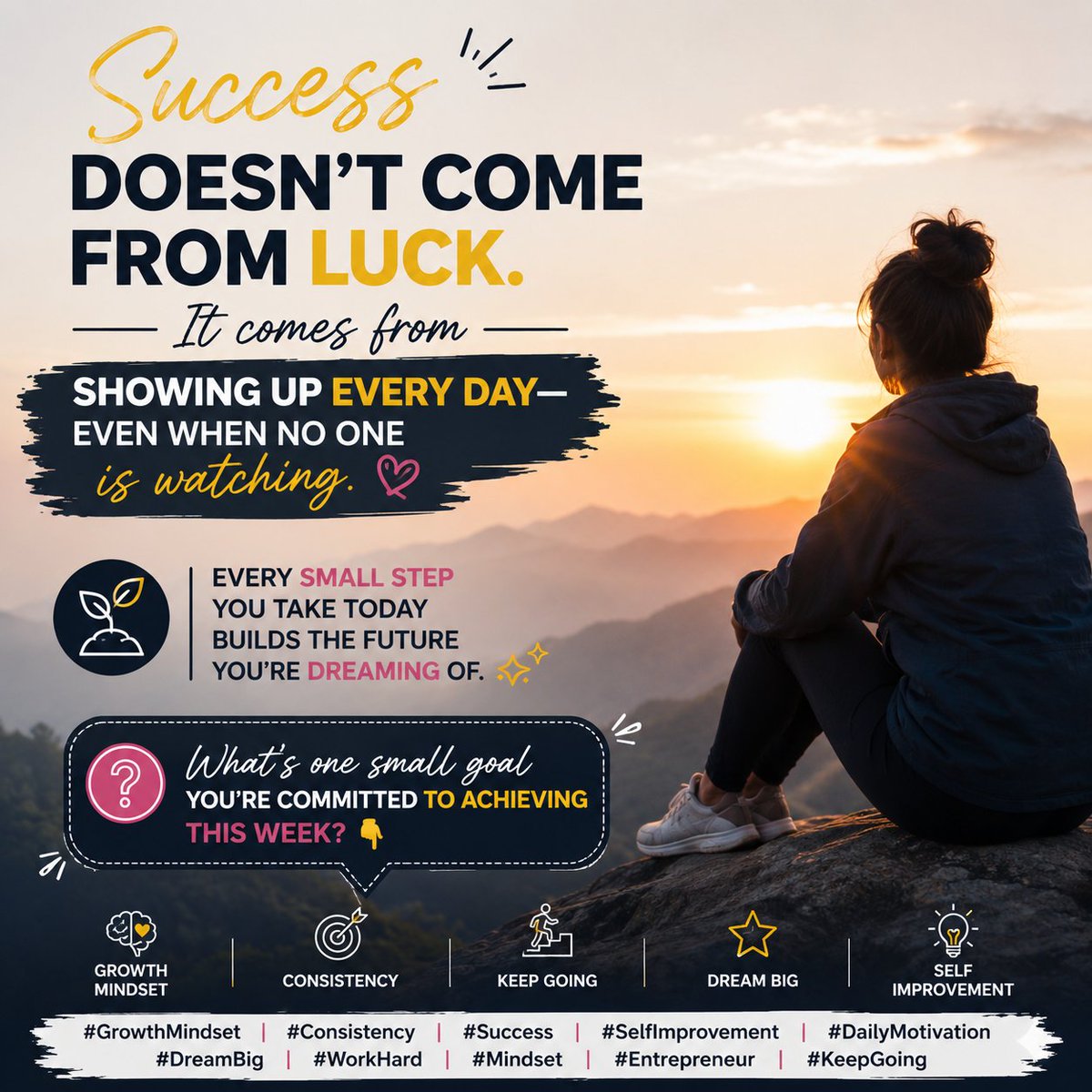 vandana_144's tweet photo. Every small step you take today builds the future you're dreaming of. ✨
#AkParti5000KısmiyiYokSaydı #Panamá
#india #wellnesss https://t.co/l5PdvVxdV2