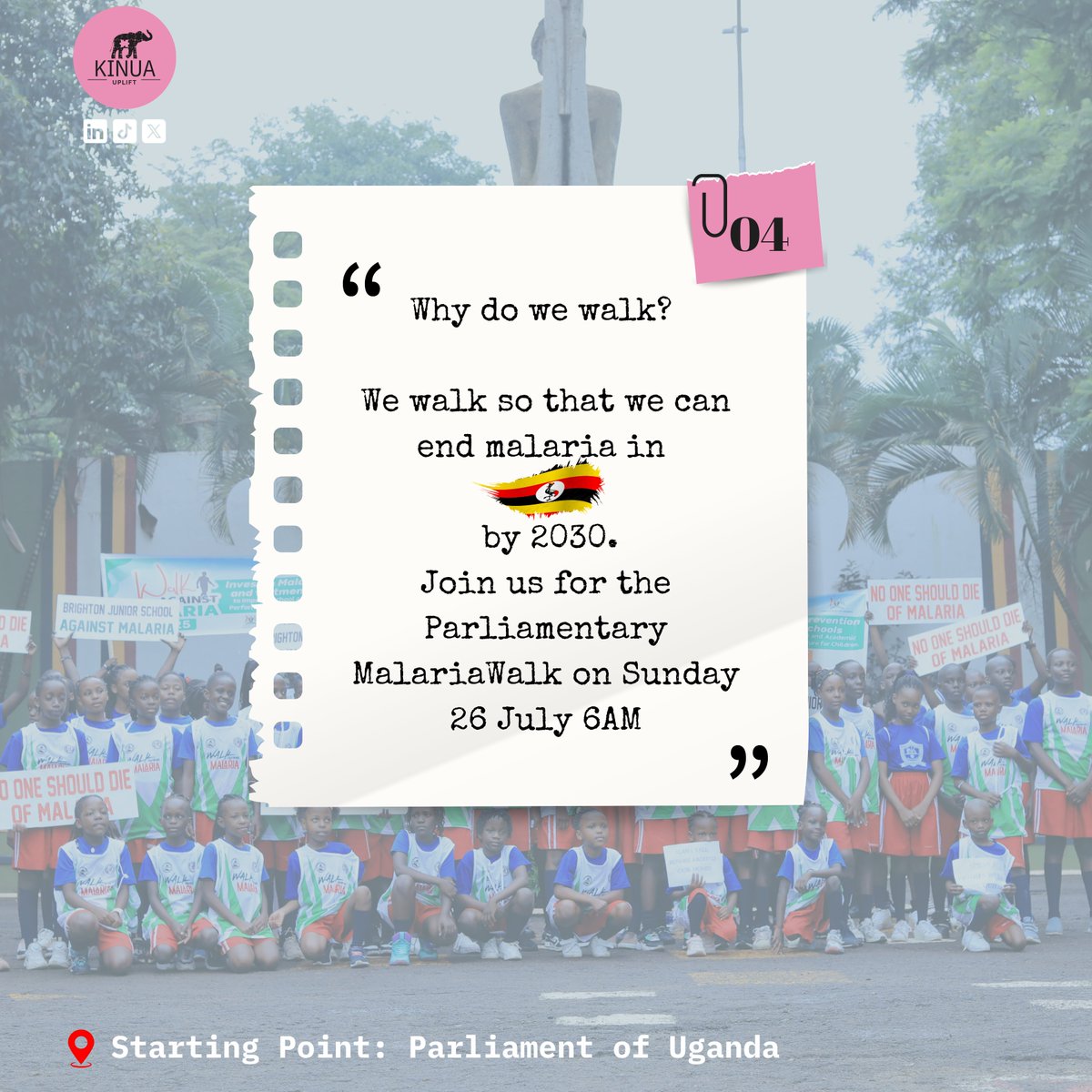 KinuaFoundation's tweet photo. Ending Malaria by 2030 is going to require strong commitment, all hands on deck and boots on the ground.
#BreakingCycles
#EndMalaria https://t.co/o17Y88dD96