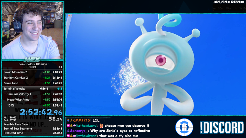 HexSpeedruns's tweet photo. I PB'ED!!! I didn't really expect this run to PB because there were some really big blunders, but I still am so happy lol

I'm running this same category on 3:15 PM EST 7/24 with @shardofkingdoms on comms at https://t.co/ikEu4NUv6I , come watch!!! It's gonna be a banger :D https://t.co/01NSsA398m