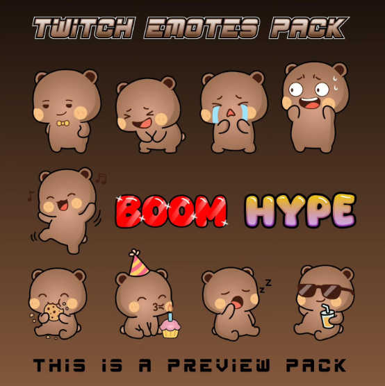 sm0048573's tweet photo. Cute Dudus Den emotes set🔥

8 custom kawaii reaction emotes ready for Twitch, YouTube, and Discord streams!

Need custom emotes for your channel? 
DMs are open! 
@MADAlphaDesigns 
#Emotes #GamerArt #TwitchStreamer #CustomArt #GraphicDesign https://t.co/1z86hB9oWW