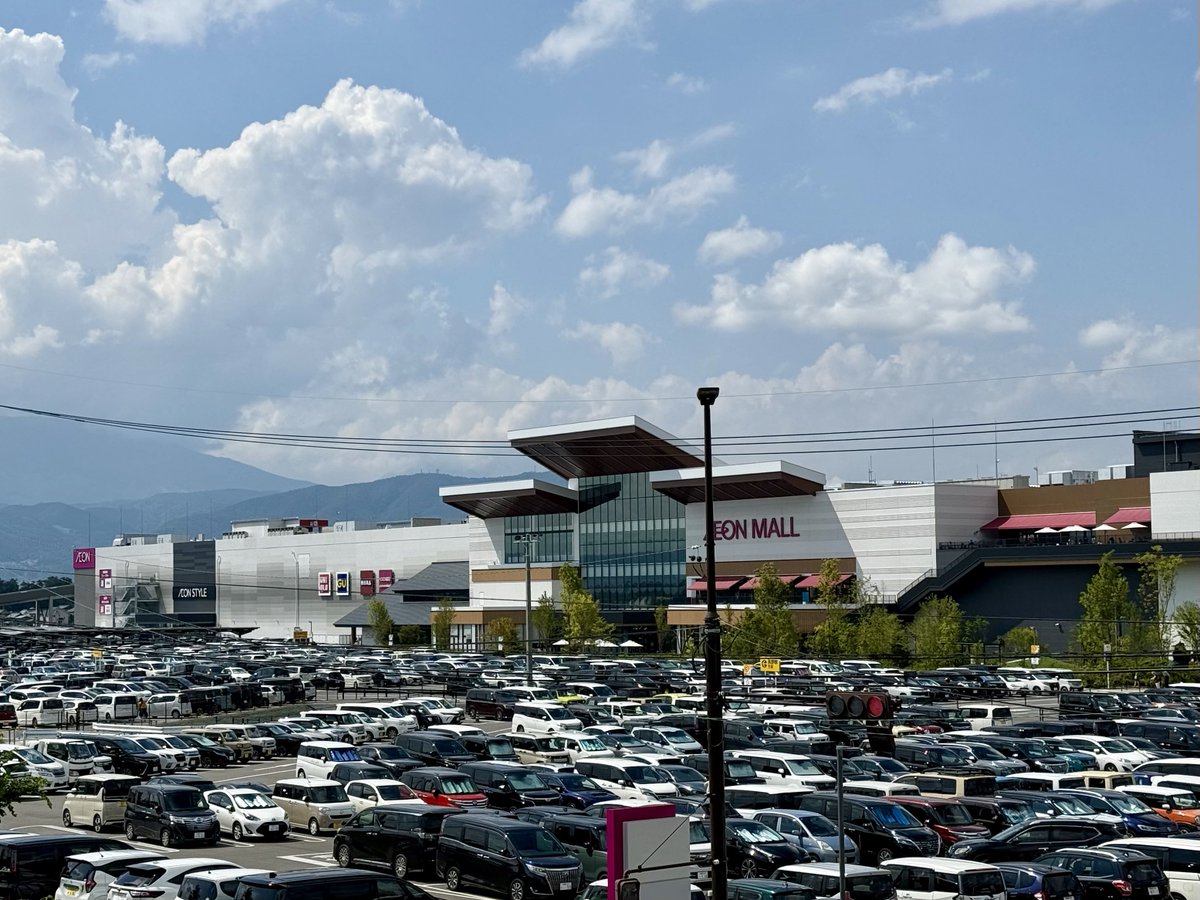 yoidea's tweet photo. イオンモール須坂、須坂にこんな人おったんやとと思う程賑わってて、地方都市におけるイオンの影響力を感じた https://t.co/CGvDd7sxHn