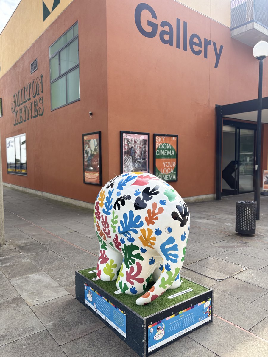 MK_Gallery's tweet photo. Are you following the @mkcitycentre #ElmersArtParade? We're part of the FREE trail running across Central MK this summer.
Pick up your free trail booklet in the gallery and share your selfies with us for an exclusive 10% off drinks and cake in our café shop. #ArtTrail #MyMK https://t.co/Fh702qDAGo