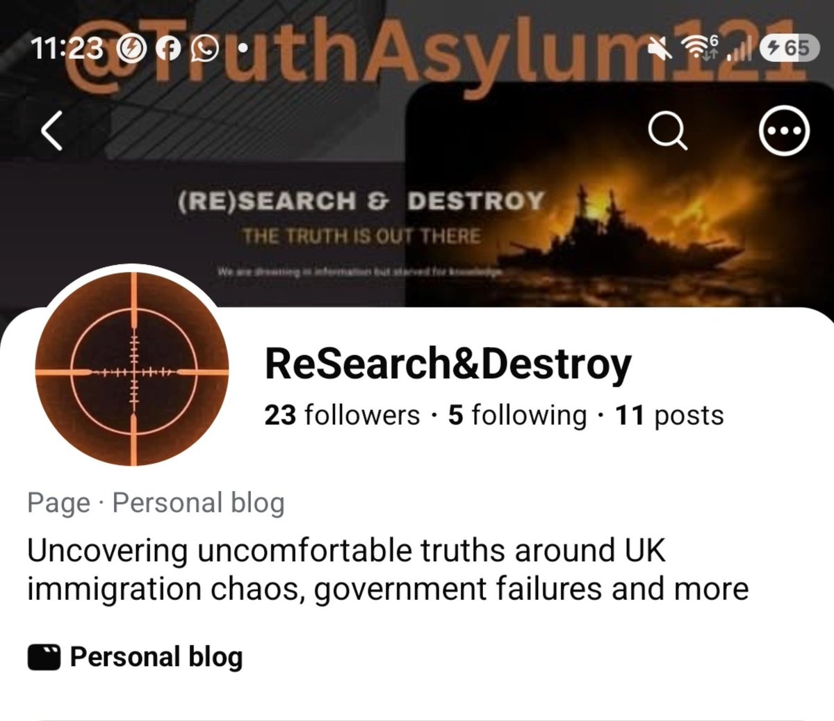 HoodedClaw1974's tweet photo. Me and @TruthAsylum121 are building a platform on Facebook. Links for our pages and community below. Come join us.🇬🇧

Patriot Nation Facebook Page  Link 
https://t.co/HPH3jeyQ5s

Research and Destroy Facebook Page Link https://t.co/4dNNU0eZsI

Patriot Nation Community Page Link
https://t.co/Axy9bu8noU
