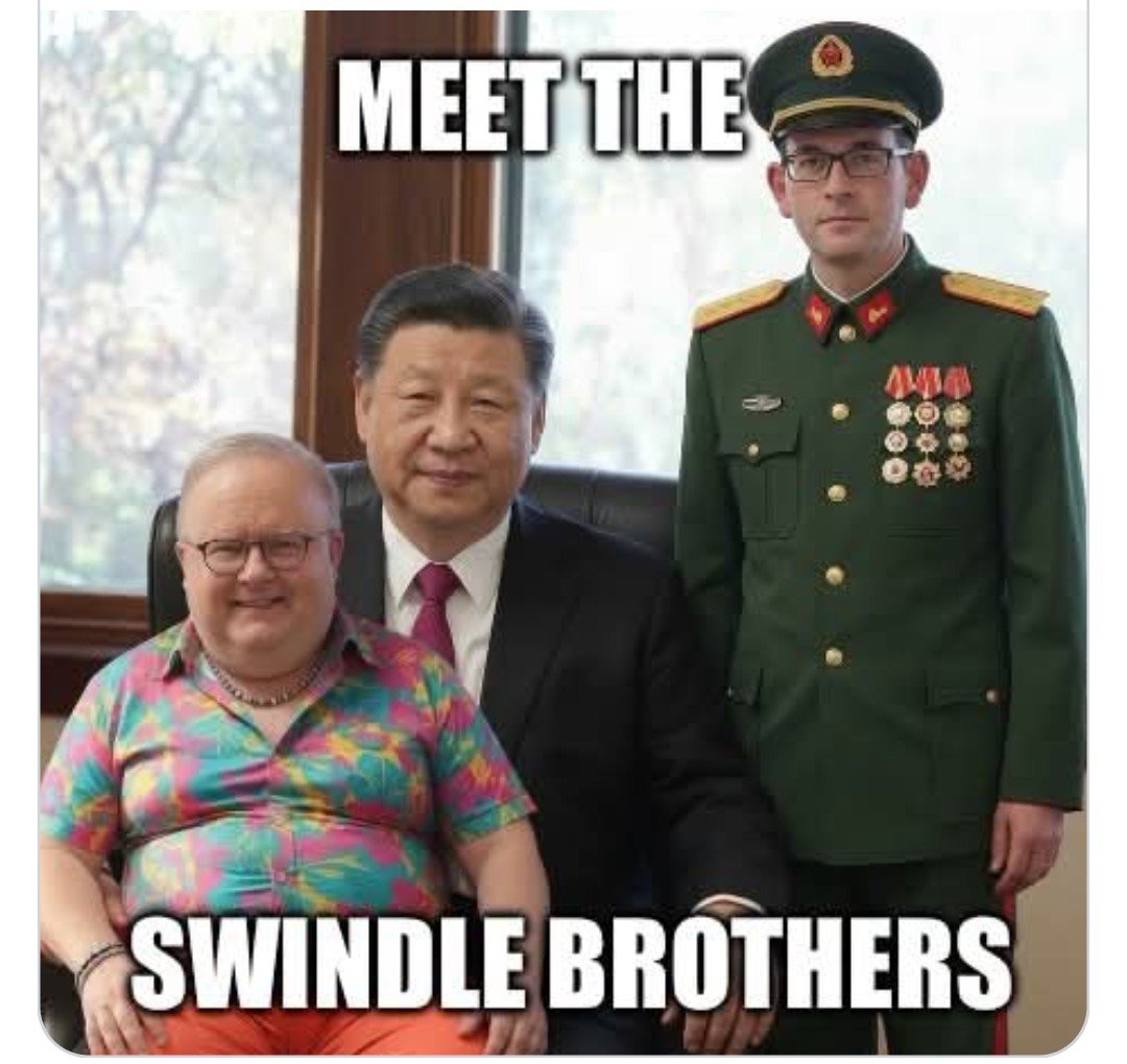JimThom90458694's tweet photo. The Swindle Brothers update. The $40 million Mandalay mansion that hosted the 1 million Albo Bin Lyin harbourside fundraiser, with his buddy Andrews on Monday night has the ATO sitting on the title, known as a caveat, following a freezing of the owners’ assets in 2021. The ATO froze Lee & Shis web of companies & assets in 2021 ( Felix parents ) for UNPAID TAXES of 231 million. 
So did Albanese & Dan know the fundraiser was being held on property the Commonwealth of Australia has security over? Absolutely they did & now you all know too 😜 Maybe we should deduct the 1 million from Labor & put it to taxes owed to US.