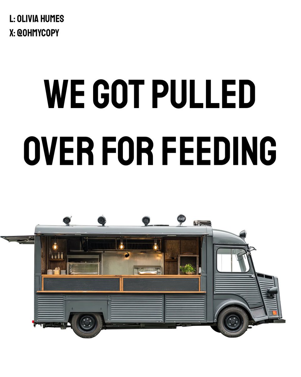 ohmycopyuk's tweet photo. One Minute Brief of the Day - 23/07/26 @OneMinuteBriefs 
Create posters to advertise #FoodVans 🍔 🍟 🍗 ☕️ 🌭🌮🥓🍳🍕 https://t.co/LAmh0Mz3jO