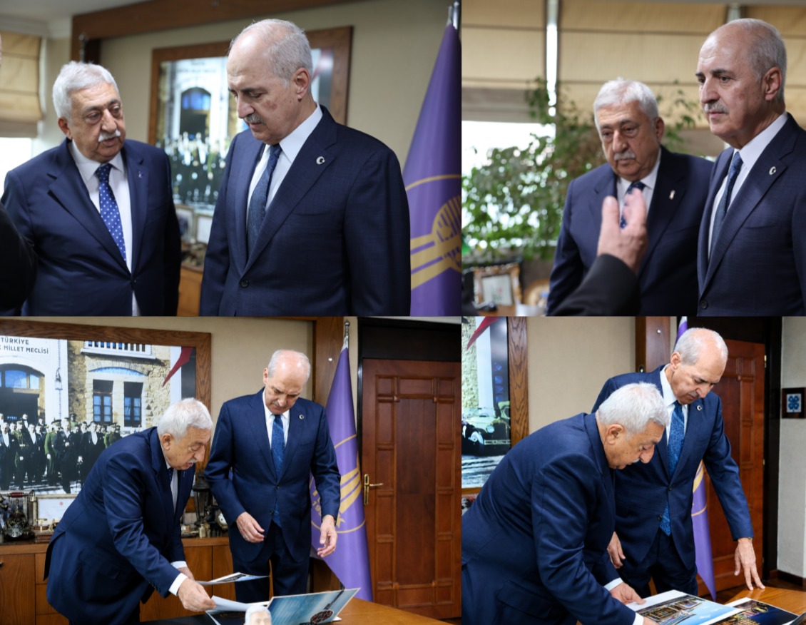 B_Palandoken's tweet photo. Türkiye Büyük Millet Meclisi Başkanımız Sayın Numan Kurtulmuş'u Türkiye Esnaf ve Sanatkârları Konfederasyonumuzda birlik başkanlarımız ile ağırlamaktan büyük memnuniyet duyduk. 

Cumhurbaşkanımız Sayın Recep Tayyip Erdoğan'ın destekleriyle hayata geçireceğimiz, yaklaşık 26 dönümlük arazi üzerine kurulacak yeni TESK Kompleksi projemizi arz ettik. 

Selçuklu mimarisi ve Ahilik kültürünü modern hizmet anlayışıyla buluşturacak projemize gösterdiği yakın ilgi ve kıymetli değerlendirmeleri için Sayın Meclis Başkanımıza teşekkür ediyorum. Esnaf ve sanatkârlarımızın geleceğine değer katacak bu önemli yatırım için çalışmalarımızı kararlılıkla sürdürüyoruz.