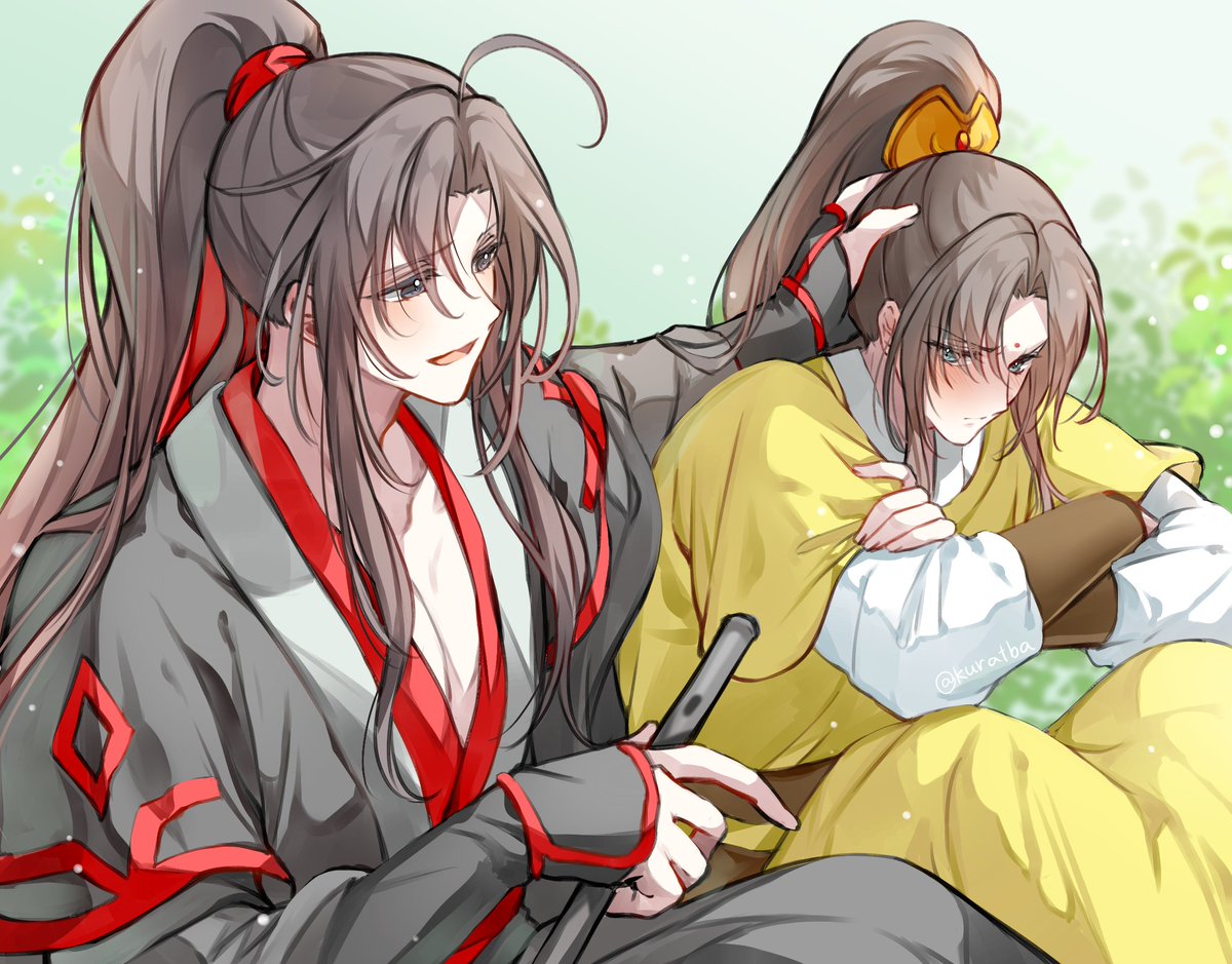 kuratba's tweet photo. 叔父と甥  #MDZS https://t.co/56HGrID6r2