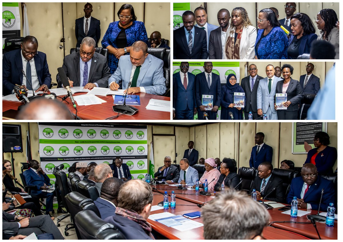 UNDPKenya's tweet photo. A successful electoral journey relies on robust partnerships and national ownership. It was a privilege to join the @IEBCKenya Chairperson, the UN Resident Coordinator, and a wide array of government, development, and civil society partners today to affirm our shared investment in Kenya's democratic future.

The United Nations brings more than just technical assistance. Our goal is to provide impartial support and global expertise that strengthens Kenyan institutions to successfully lead the electoral process themselves.

We look forward to working alongside all stakeholders to advance a peaceful, credible, and transparent path to 2027. 🇰🇪🇺🇳

#Partnership #ElectoralIntegrity #UNDPKenya #KenyaDecides2027