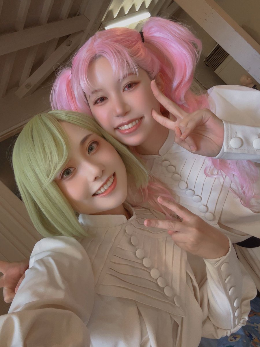 tsumu_wind's tweet photo. 唯一ツーショ取れたテティア🩷
ニコニコンビ https://t.co/85DgZctC1X