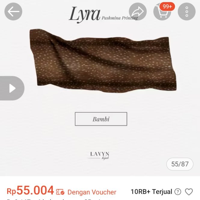 Caramealted's tweet photo. Wts preloved pashmina printing ceruty motif bambi 44k, baru sekali pake. (Co🍊dm buat linknya) https://t.co/nJZaPnGTDn