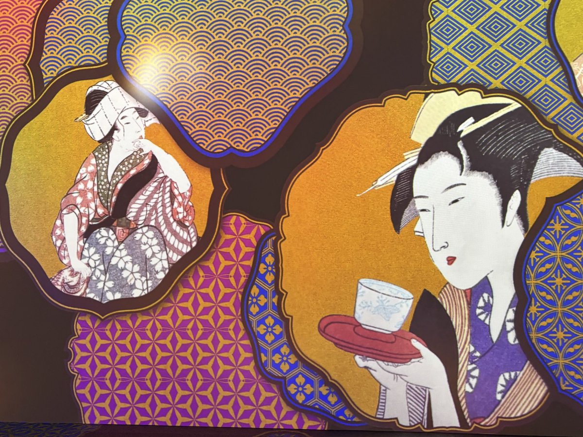 akoron1's tweet photo. 今日は早起きして、仕事を仕上げて納品^ ^。それから「動き出す浮世絵展」に行ってきました。葛飾北斎、歌川国芳、歌川広重、喜多川歌麿、東洲斎写楽、歌川国貞など世界的な浮世絵師の作品300点以上をもとに、最先端の3DCGアニメーションやプロジェクションマッピングを駆使した作品群💖。ため息❣️ https://t.co/0K8JsNodFq