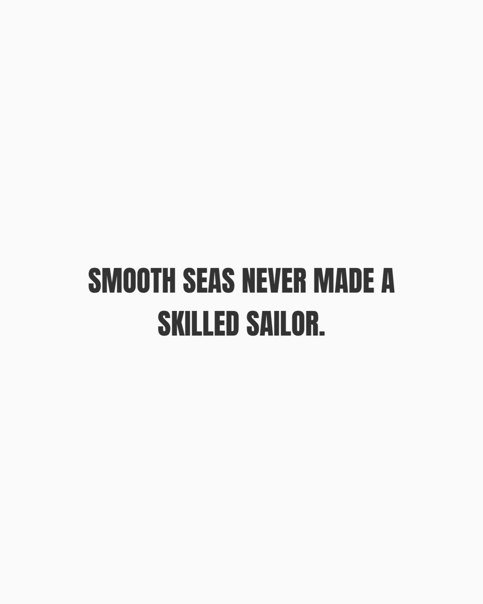 chang40's tweet photo. Smooth seas never made a skilled sailor.

That losing streak isn't punishment. It's tuition. #RunTheHammer #Adversity #CoachLife https://t.co/wvDP3mSSoS