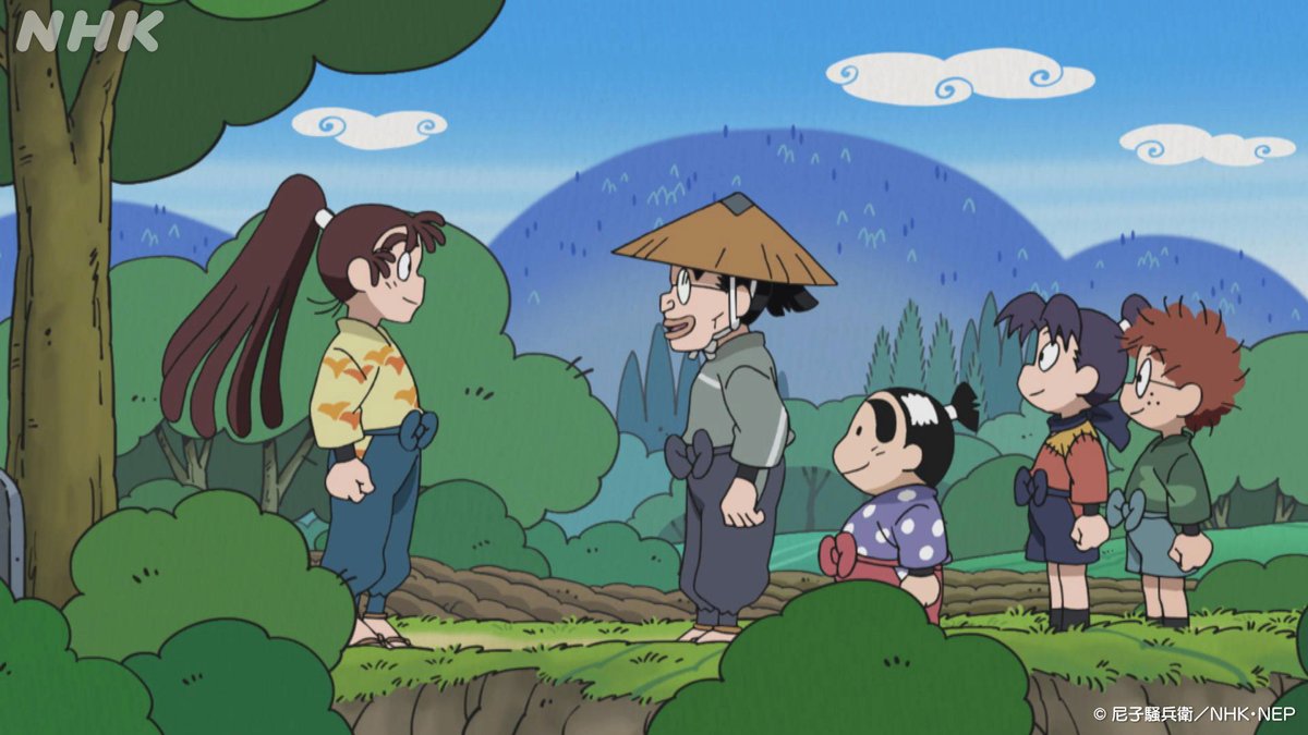 nhk_animeworld's tweet photo. 24(金)の ＃忍たま は
「いつから知ってた?の段」

乱太郎たちが歩いているのを見つけたドクタケ忍者。

3人をつかまえてやろう
そう思いつき、変装して話しかけ、3人を連れて行こうとしていると…

そこへ、尾浜先輩が！そして…

🔽NHK ONE配信はこちら
https://t.co/mgaijVqewV https://t.co/nvMbxfRwCA