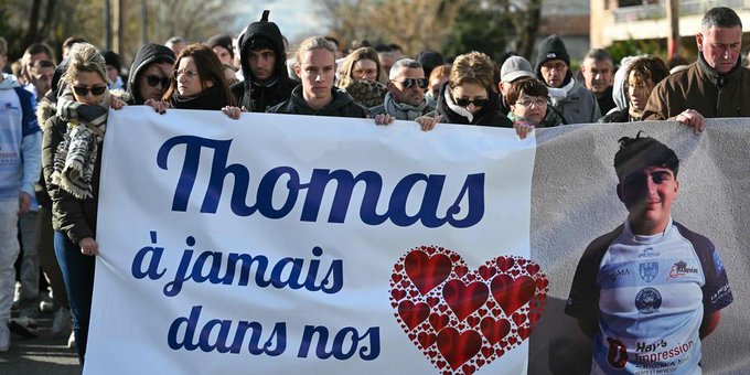 F_Desouche's tweet photo. Crépol (26) : deux ans et demi après la mort de Thomas, la circonstance aggravante de racisme retenue grâce aux démarches de l’AGRIF https://t.co/Wax6UENzTM https://t.co/T1EfyJ3kWC