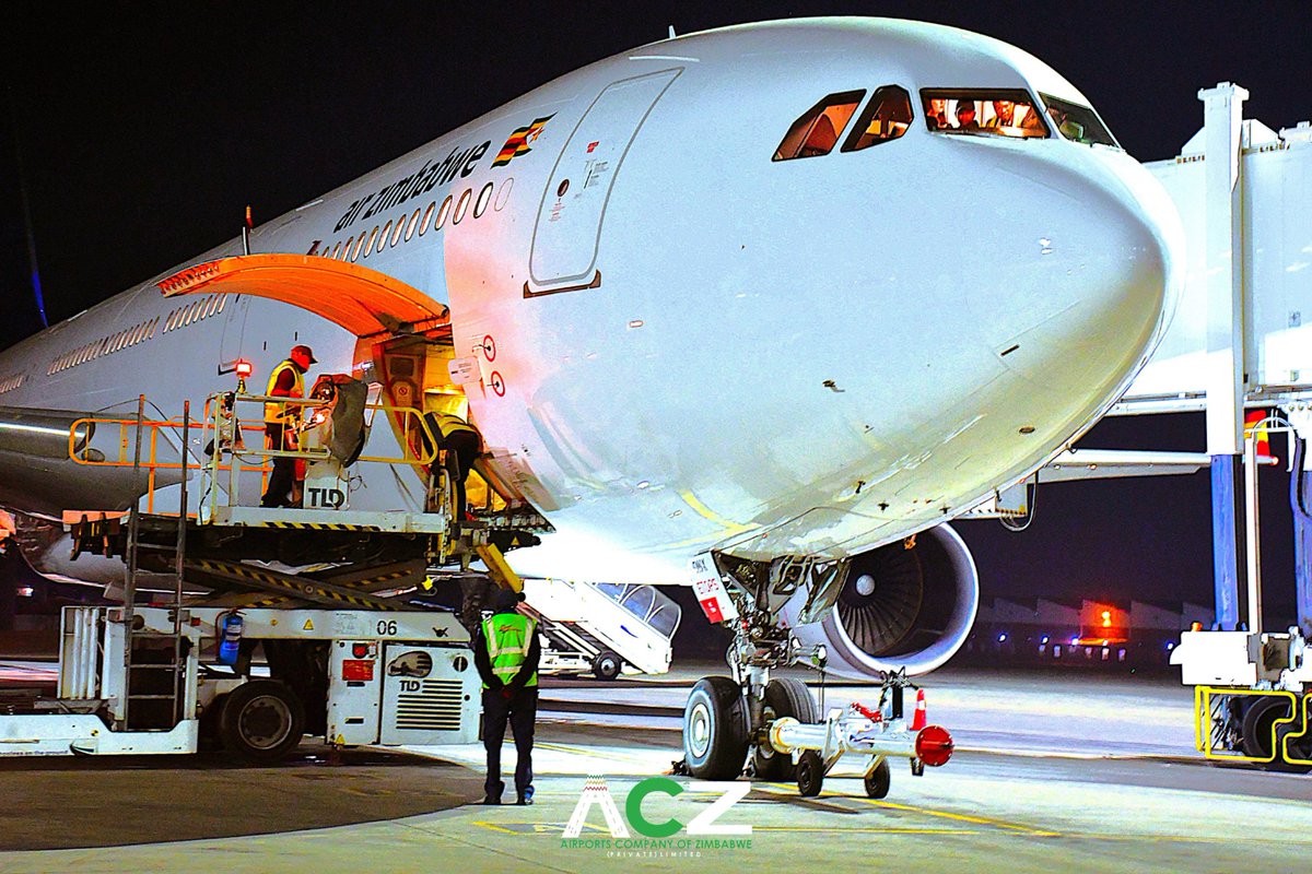 Airports_Zim's tweet photo. London Calling! Air Zimbabwe Flight Departs R.G. Mugabe Int. Airport:

Last night at 2240hrs, pure excitement filled the air as Fly Air Zimbabwe’s flight to London-Gatwick departed right on schedule from Robert Gabriel Mugabe International Airport. Travellers indulged in world-class hospitality at National Handling Services - NHS’s exclusive Khami Prestige Lounge at Gate 11 before boarding.

Featuring an impressive 4,725-meter runway, one of the longest in Africa, built to accommodate wide-body intercontinental jets and terminal facilities handling up to 6 million passengers annually, R.G. Mugabe Int. Airport sets the benchmark for modern aviation, delivering an effortless, high-end gateway from Harare to the world!

#HarareToLondon #VisitZimbabwe #AviationExcellence #ExploringPossibilities

@ZtaUpdates @HeraldZimbabwe @ZBCNewsonline @ACIWorld