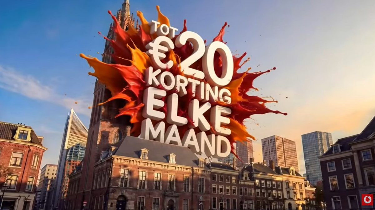 Validators's tweet photo. De nieuwste VodafoneZiggo One-commercial zet in op één heldere boodschap: €20 korting per maand bij het combineren van diensten. 

Hoe scoort de commercial op de benchmark?

Lees het volledige onderzoek op Telecompaper: https://t.co/k5INS9S5u0 https://t.co/kaS2E75m1Y