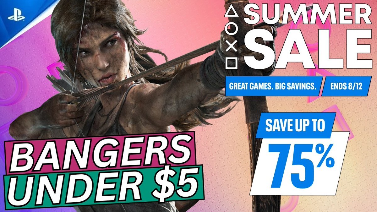 PozerMobil's tweet photo. https://t.co/O1oq9XTWrq Here's my coverage for the Summer Sale on the Playstation Store! We've got PS4 games, PS5 games, and certified Playstation Classics all on sale for deep discounts!

👕Get yourself something nice! | https://t.co/icXmlWfFbJ
🎬Twitch | … https://t.co/pgjZmvoFPw