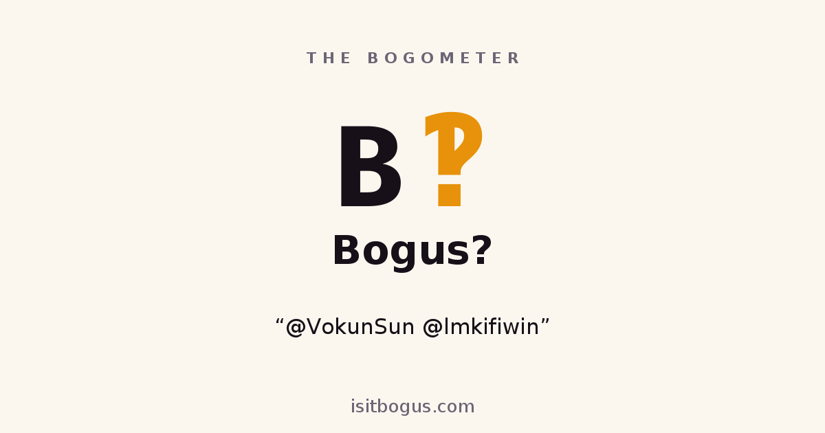 IsItBogus's tweet photo. @jackwidman @VokunSun @lmkifiwin No score on this one. https://t.co/Qk0DmK1Miv