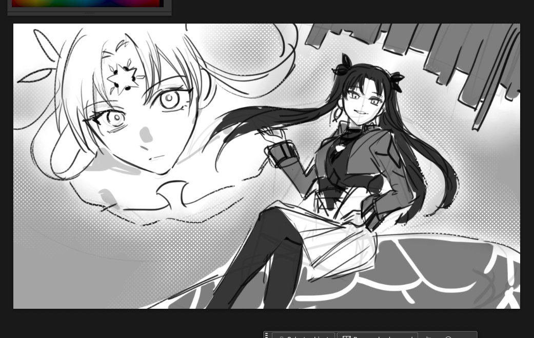 僕がこれから書く絵 A sneaky quick doodle before clocking out