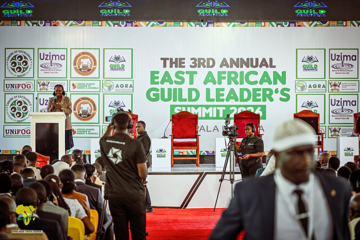 Afroarabyouth's tweet photo. AAYC is well represented at the ongoing 3rd Annual East African Guild Leaders Summit, convened by the Guild Presidents Leadership Academy at @Makerere . The 2-day event has brought together student leaders, policymakers and government leaders from across East Africa. https://t.co/Ool5eYaQt4