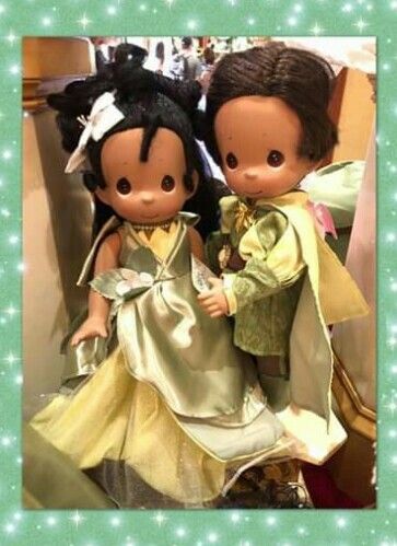 Reiyabns's tweet photo. Tiana and Naveen Precious Moments dolls https://t.co/6KJphaFcFO